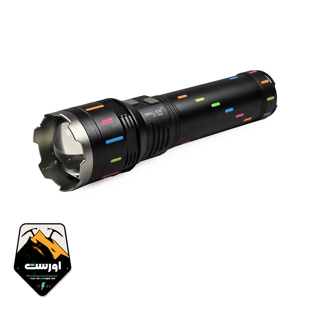 چراغ قوه زوم دار اسمال سان مدل ZY-T800 جعبه فلزی